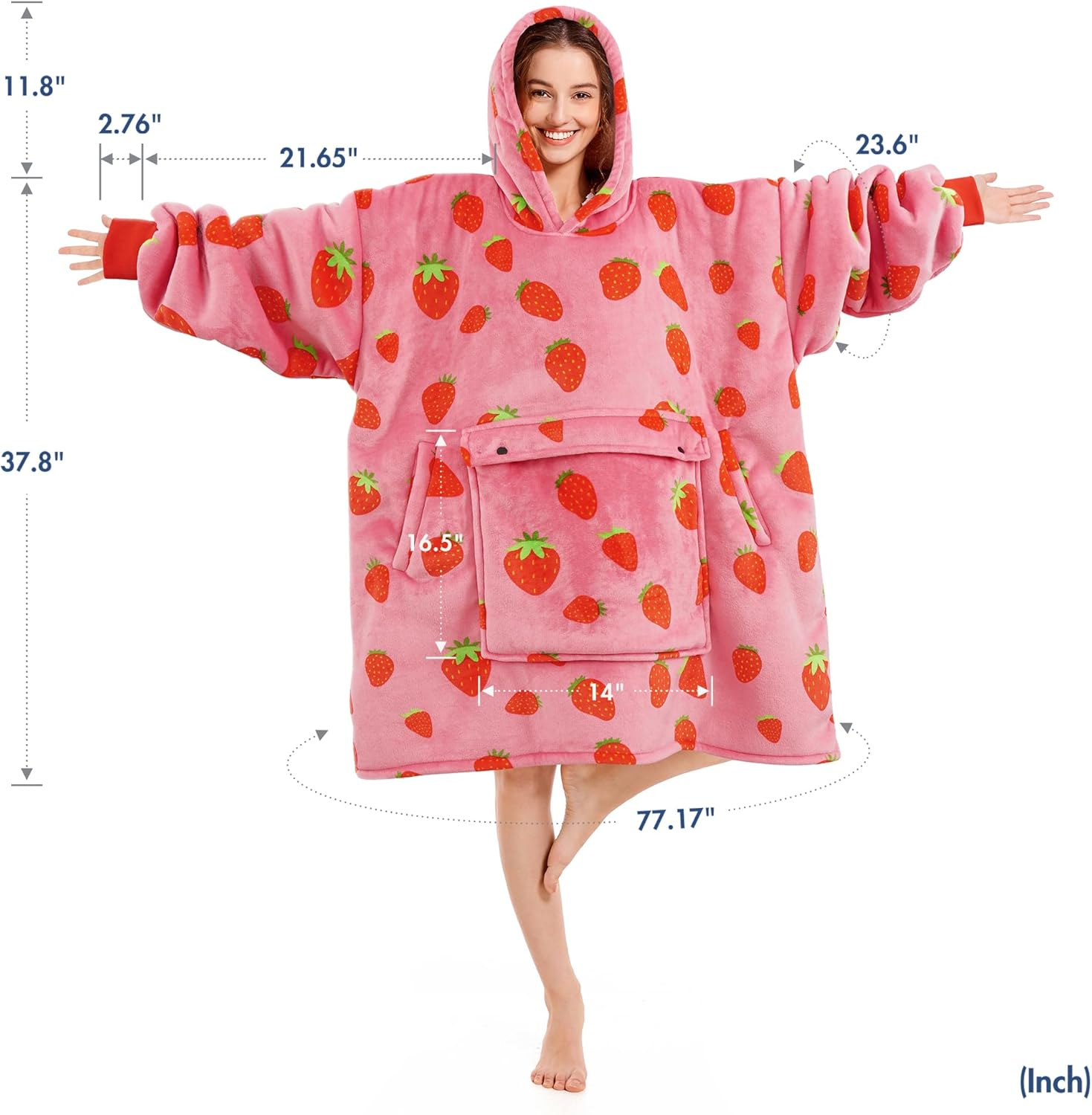 Narecte Kids Hoodie Blanket Year Old Girl Birthday Gifts for Kids Toddler Wearable Blanket Hoodie Oversized Hoodie Ideas