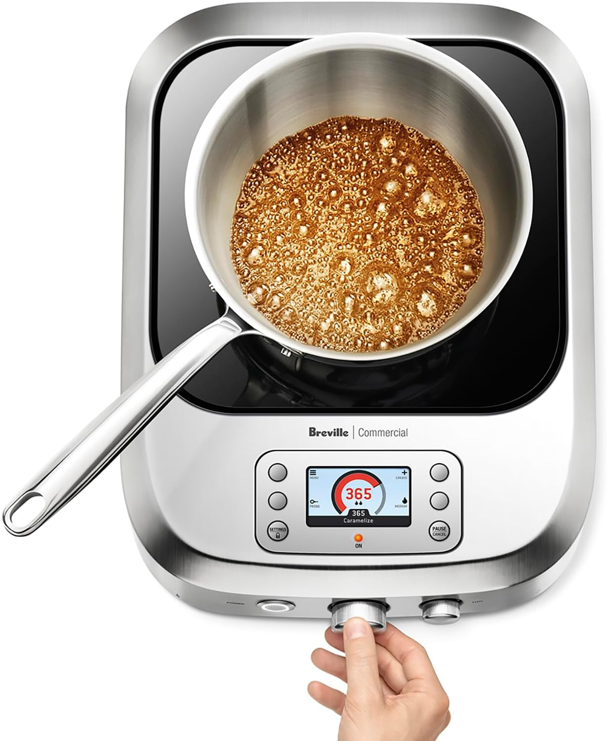 Breville Stainless Steel Single Burner Induction Cooktop