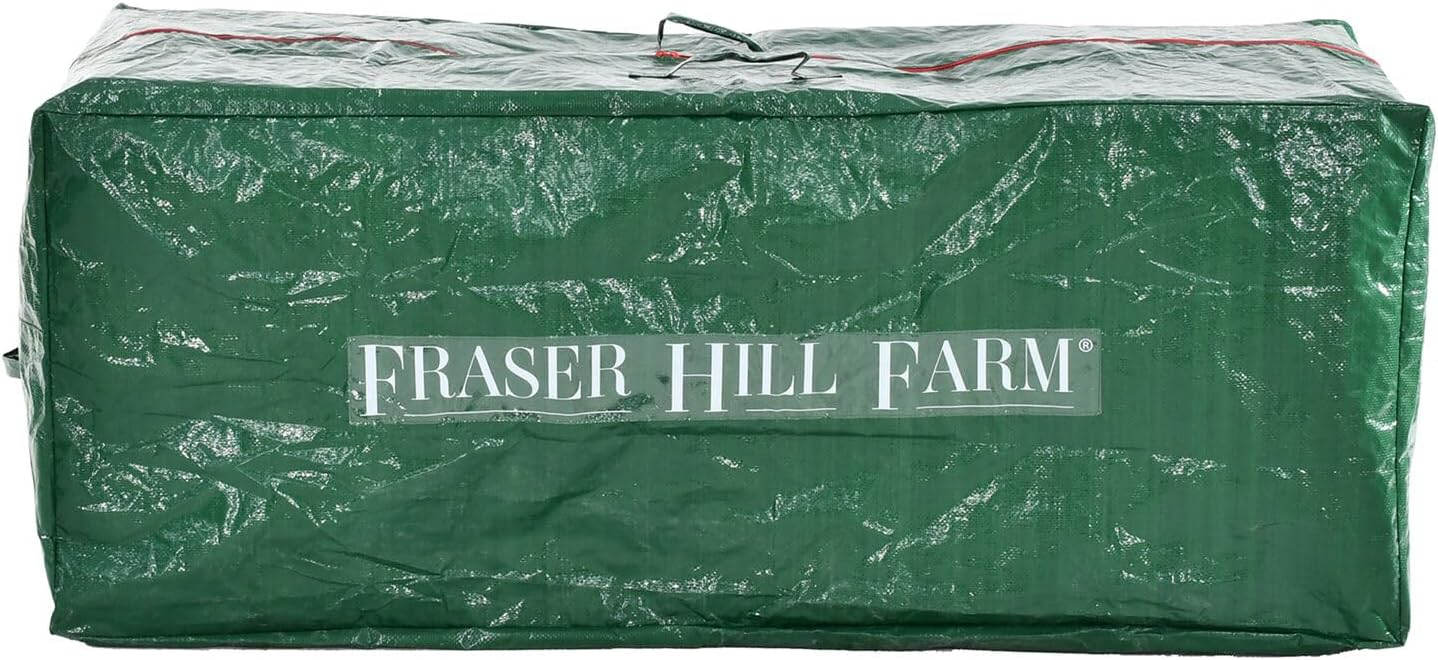 Fraser Hill Farm Christmas Tree Heavy Duty Storage Bag for Disassembled Artificial Trees up to 7.5 Feet Tall
