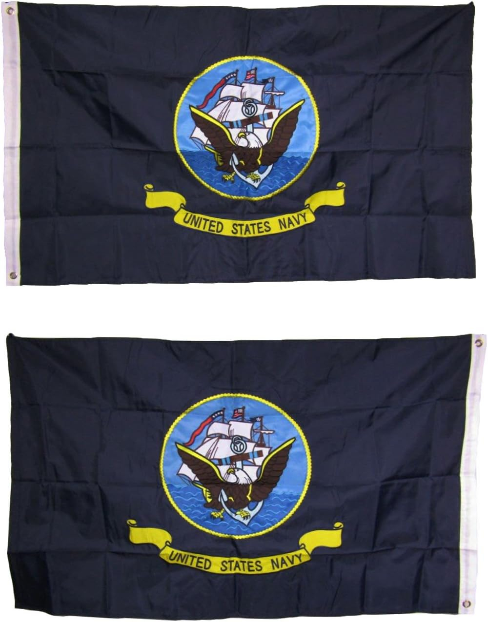 Outside US Navy 3x5 Outdoor Flag USA American Veteran Gift Garden Flags Military Decor