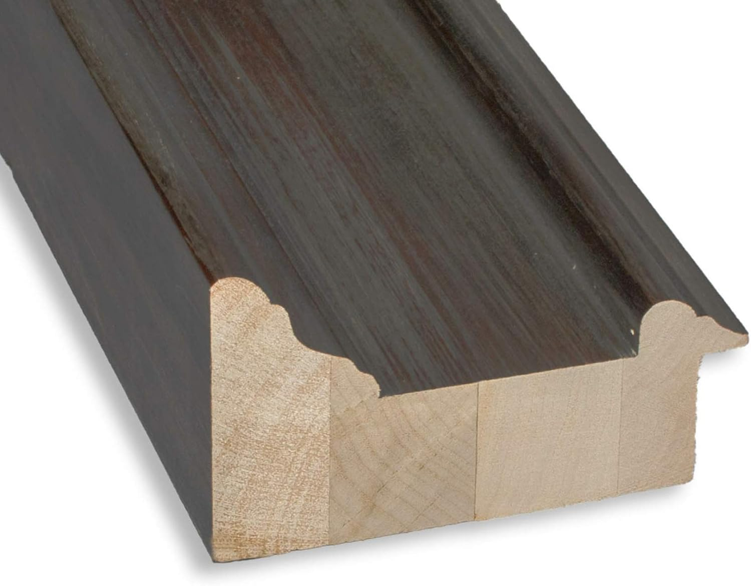 Alexandria Rustic Brown Full-Length Wood Vanity Mirror