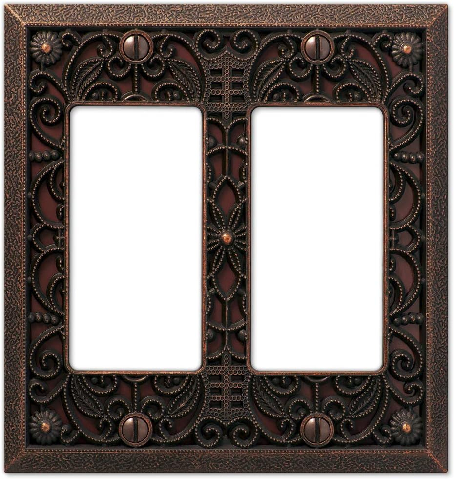 Filigree No Subject 2 - Gang Rocker Standard Wall Plate