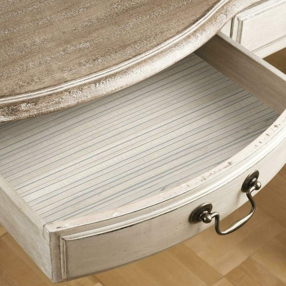 RoomMates RMK11669RL Taupe Faux Bamboo Grasscloth Peel and Stick Wallpaper, Large Sample
