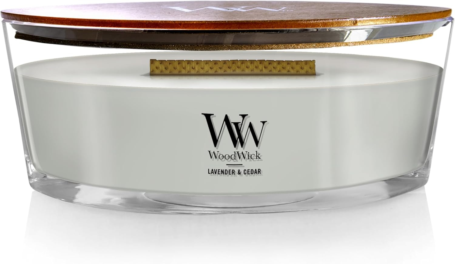 WoodWick Lavender & Cedar - Ellipse Candle