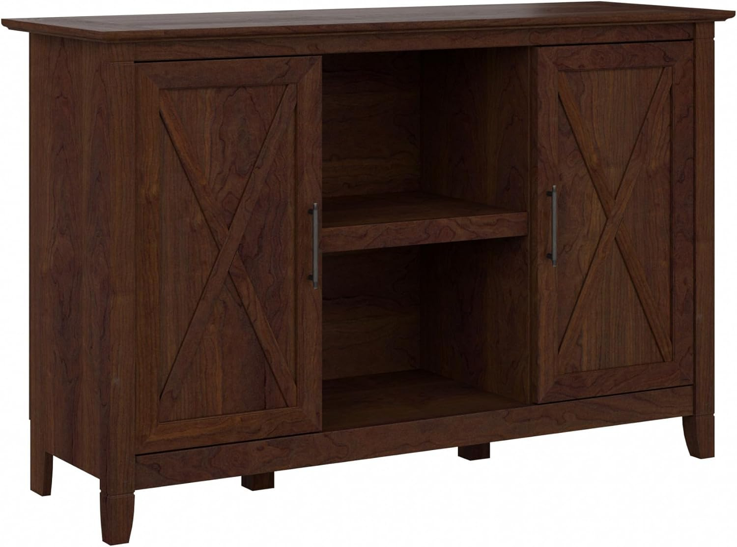 Key West Accent Cabinet with Doors in Bing Cherry - Engineered Wood