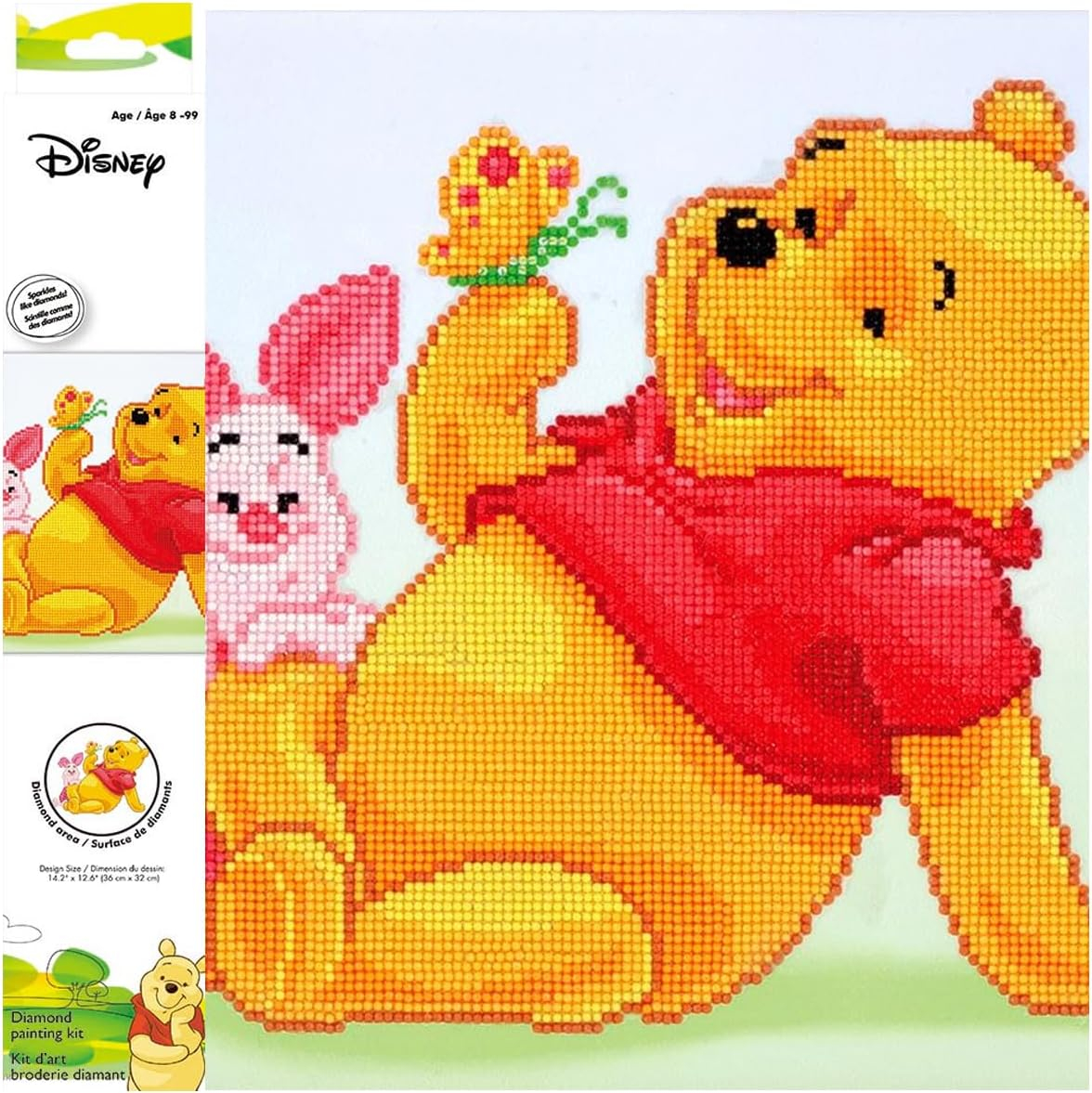 Diamond Painting Kit Intermed Pooh and Piglet