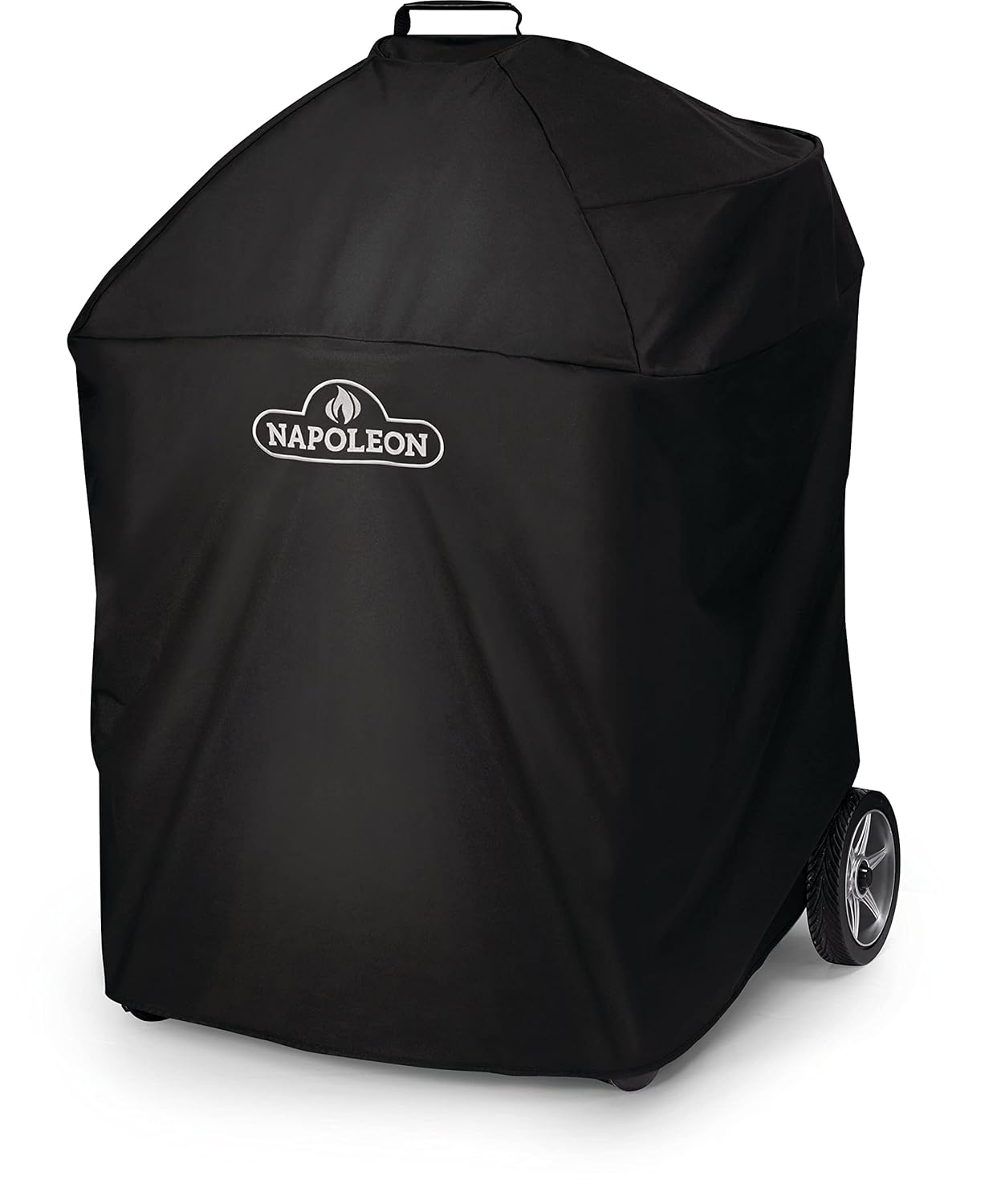 Black Water-Resistant Vinyl Grill Cover with UV Protection