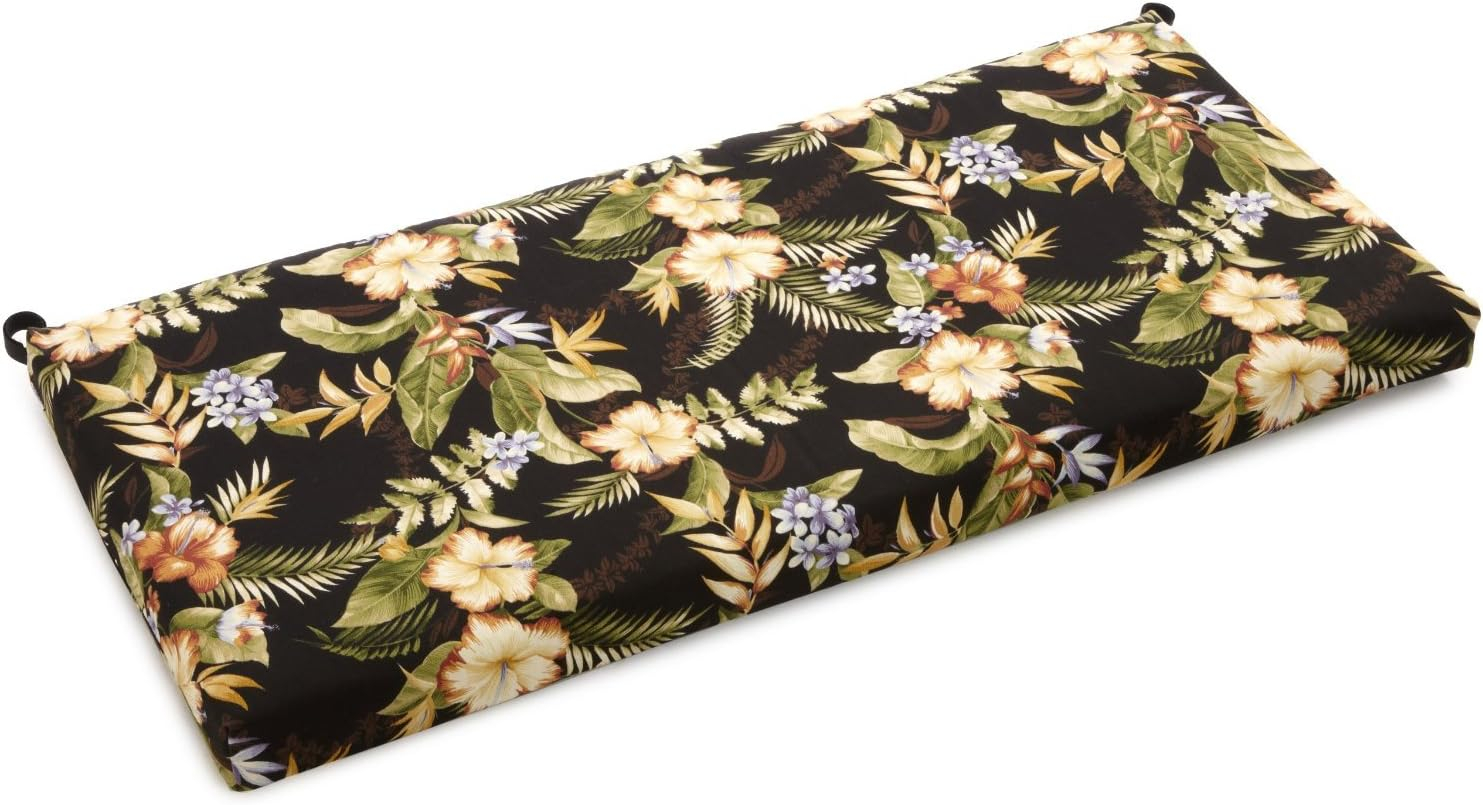 Blazing Needles 40-inch by 19-inch Outdoor Spun Polyester Loveseat Cushion