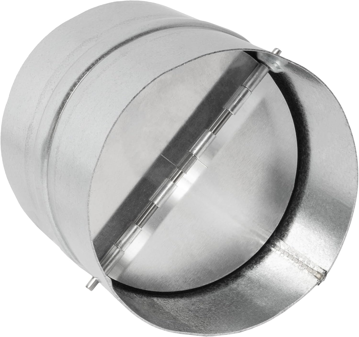 4'' inch Galvanized Steel Backdraft Damper with Rubber Gasket for Round Duct