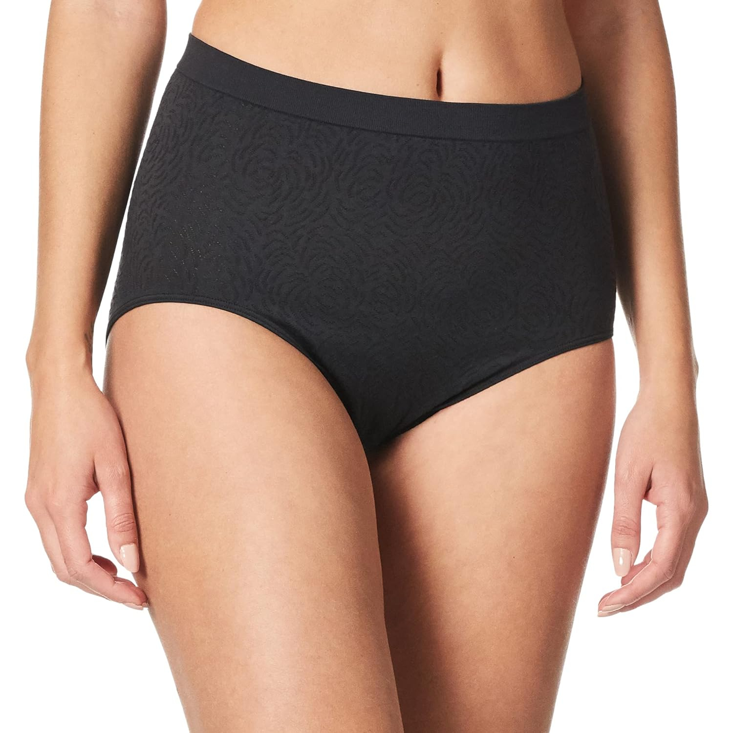 Bali Brief Comfort Revolution Seamless Tagfree Wicking High Rise Full Brief Cut