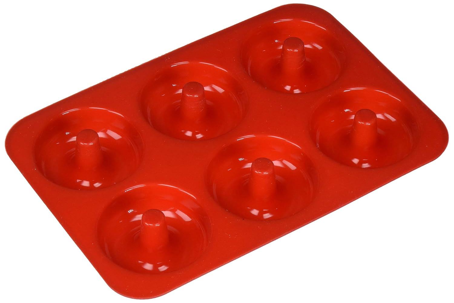 Mrs. Anderson's Baking Donut Pan, Non-Stick Silicone, 6-Cup