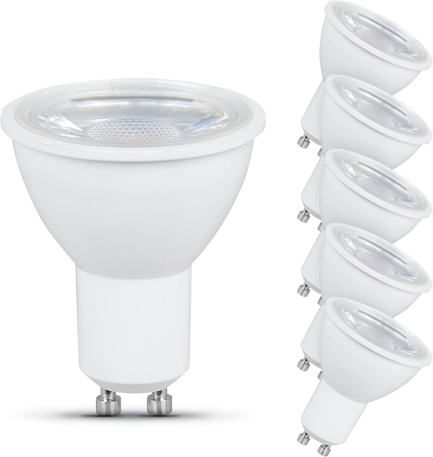 FEIT MR16GU10500/10KLED/6 500 Lumens 3000K MR16 Dimmable LED (6-Pack)