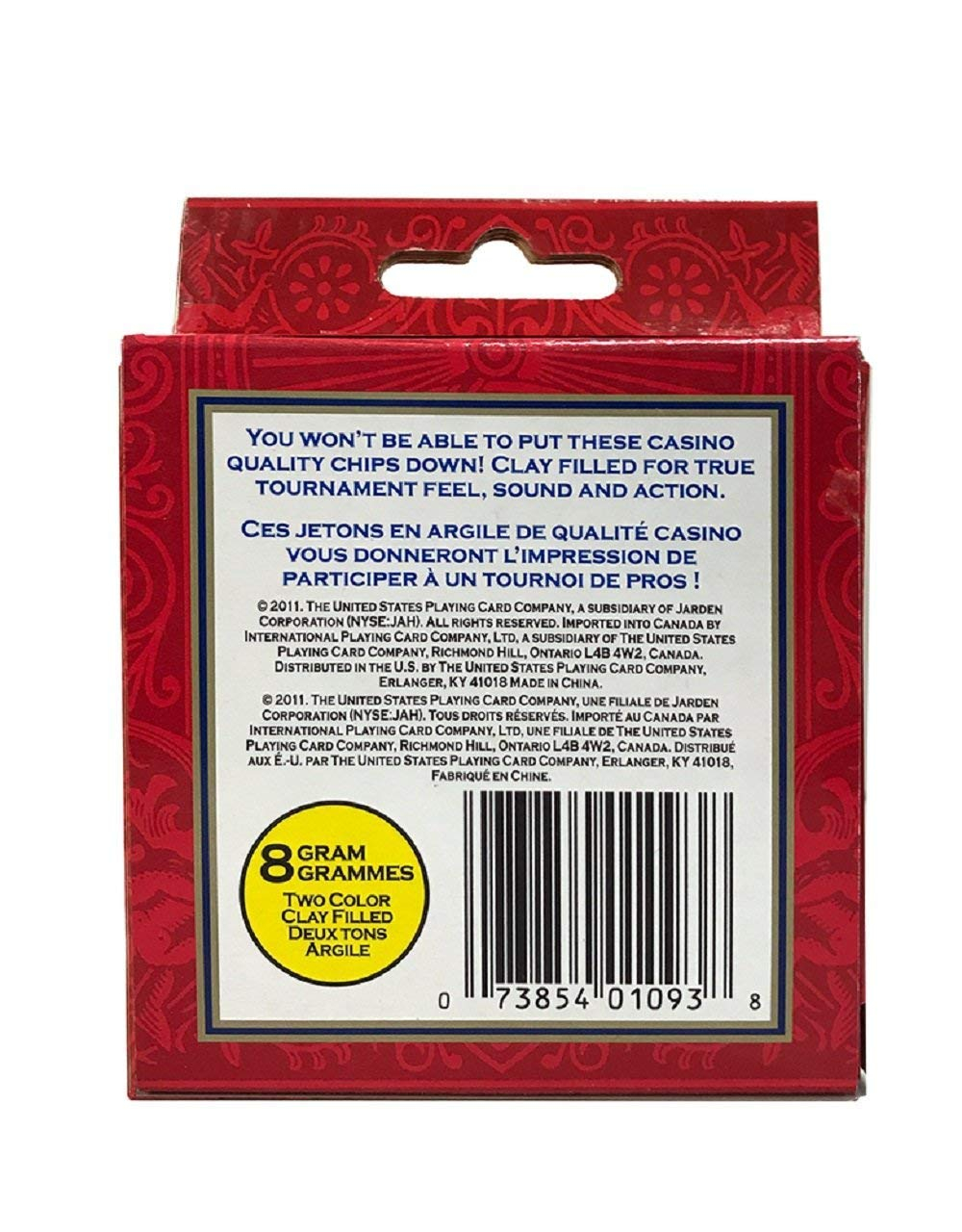 Bicycle 50 Count 8 Gram Clay Poker Chips