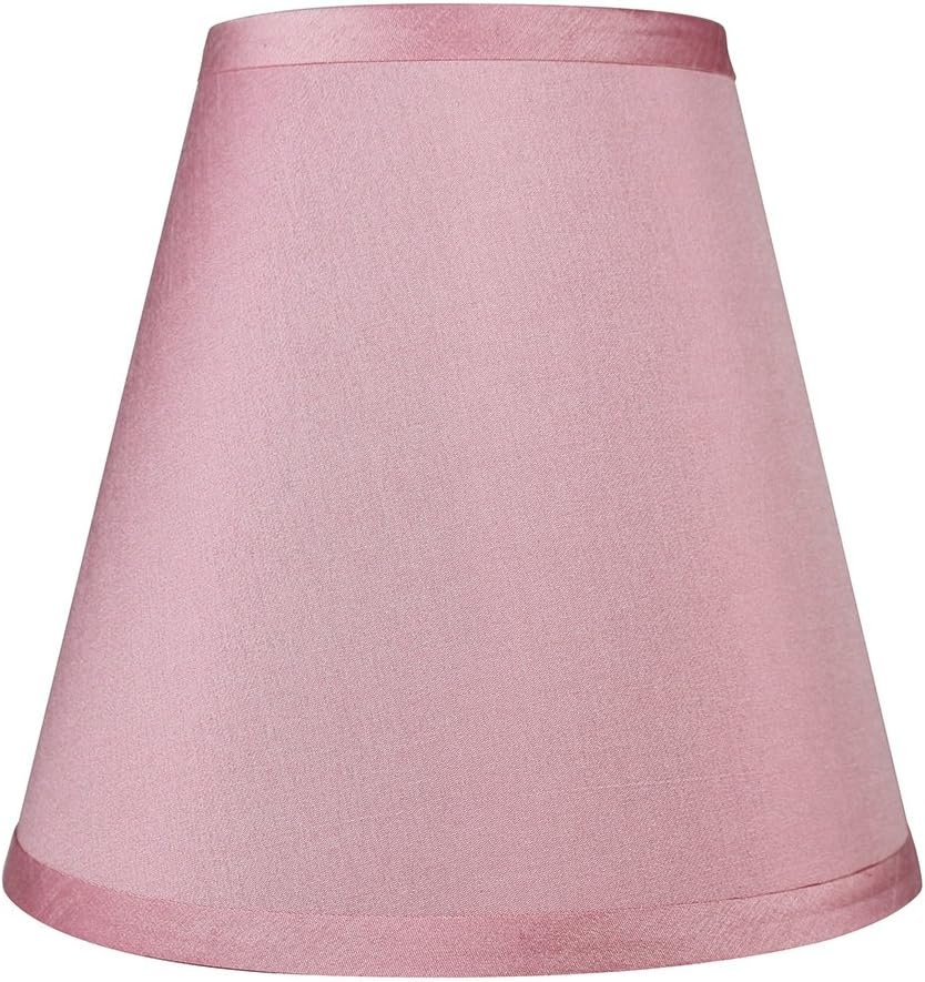 Urbanest Faux Silk Empire Lamp Shade 5x9x8.5", Pink