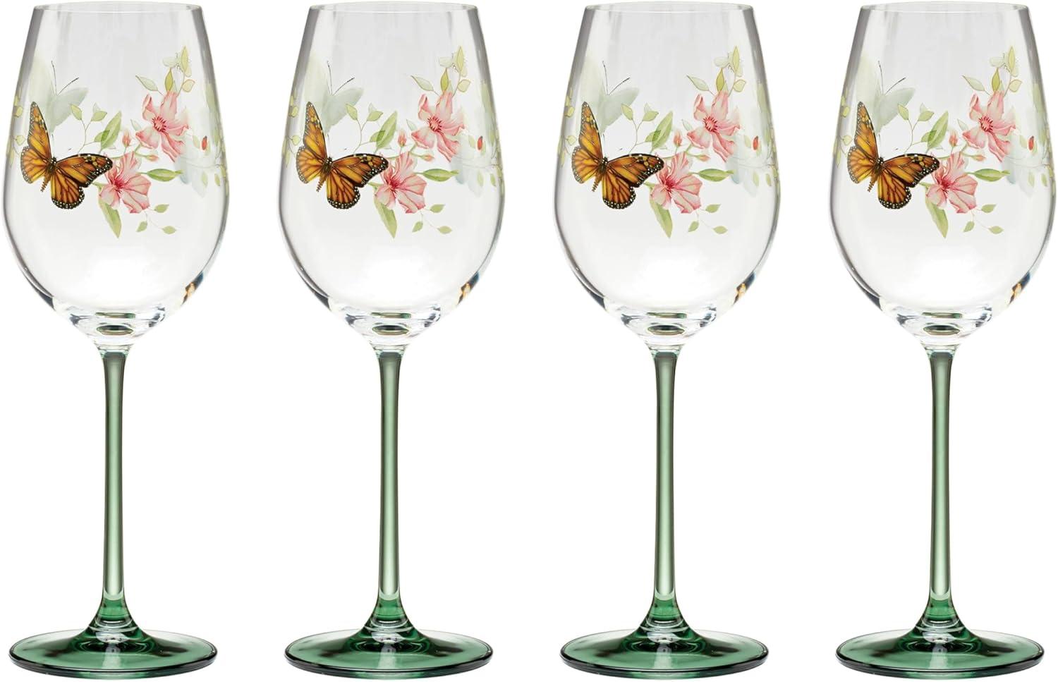 Lenox Lenox Butterfly Meadow Wine Glasses, Set Of 4 (Set of 4)