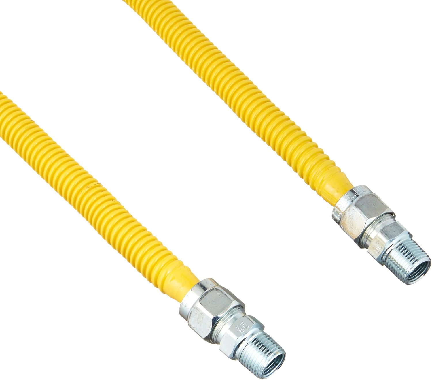 36" Stainless Steel Gas Appliance Connector with Pro Coat