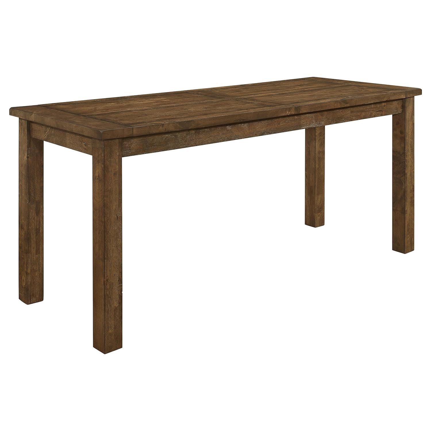 Coaster Company Coleman 83.75 in Rectangle Dining Table, Golden Brown