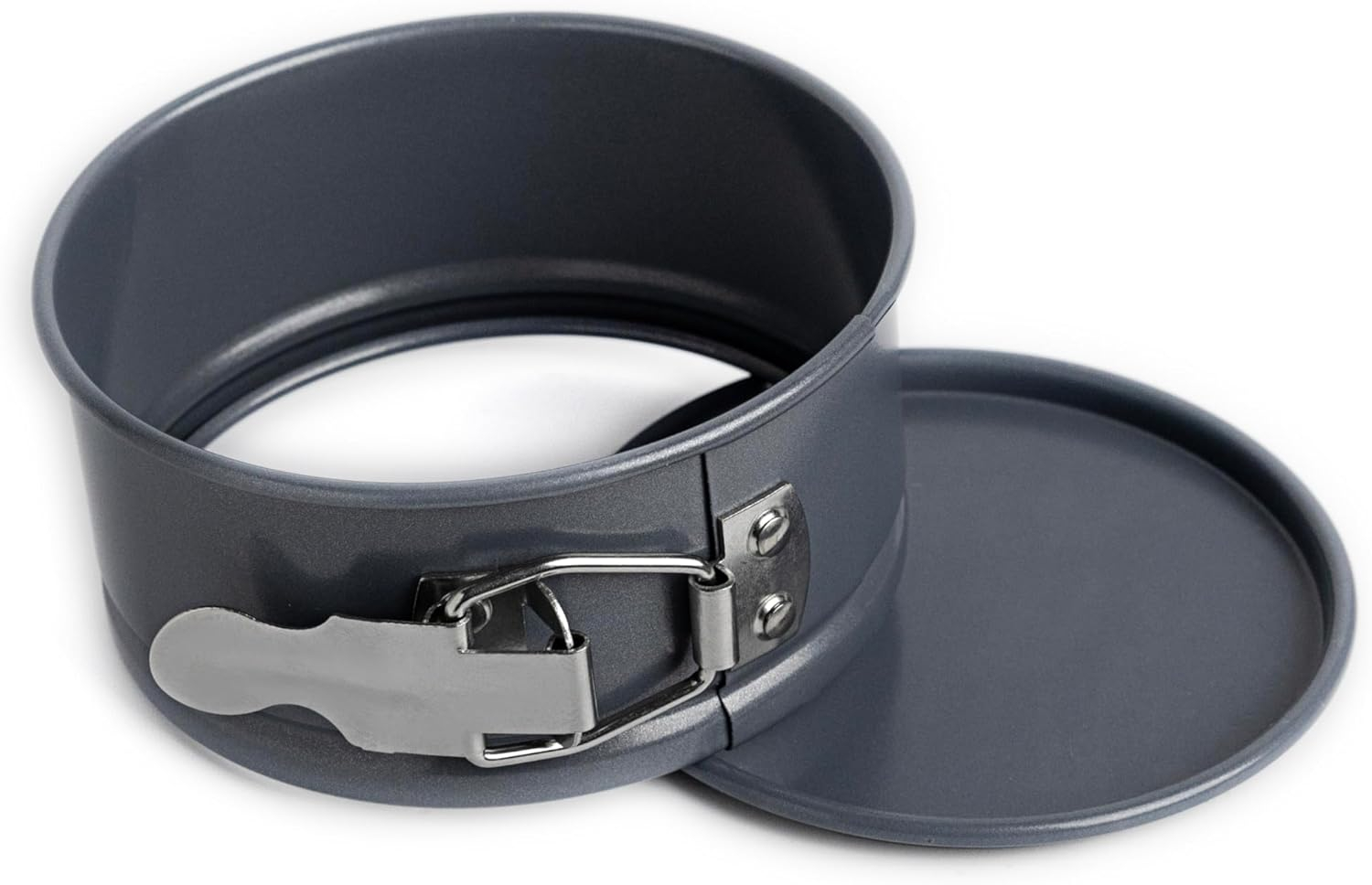 Rectangular Non-Stick Mini Springform Pan in Metallic Gray