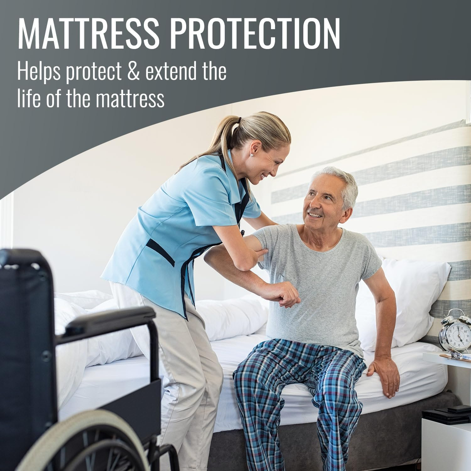 Dmi Mattress Encasmnt,Queen,80inLx60inW 554-8069-1952