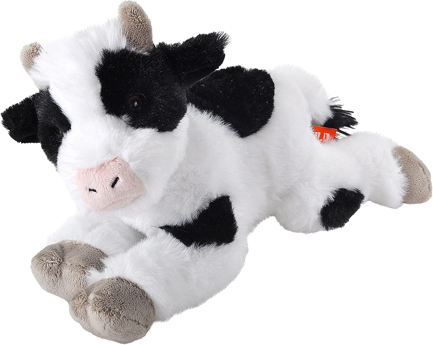 Wild Republic Ecokins Mini Cow Stuffed Animal, 8 Inches