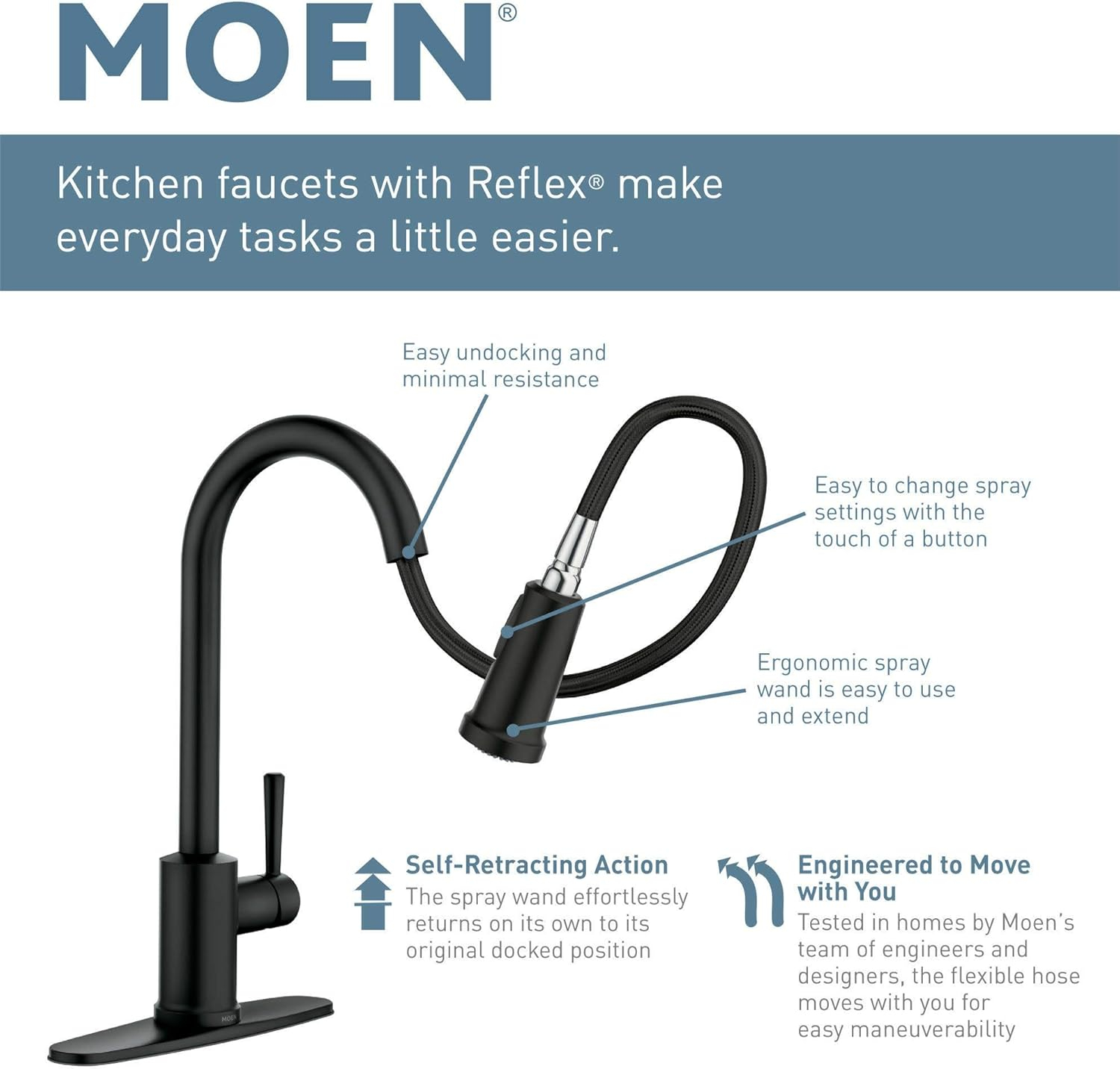 Belfield One-Handle High Arc Pulldown Bar Faucet
