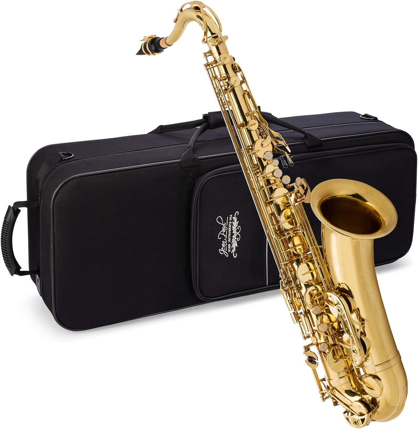 Jean Paul USA TS-400 Tenor Saxophone - Brass Body And Case