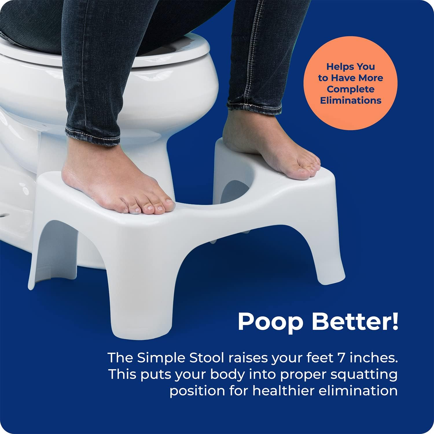 Simple Toilet Stool by Squatty Potty