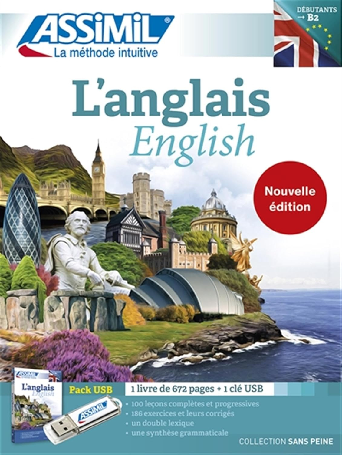 English for French Speakers Superpack with USB Device (Pack USB Anglais) - by  Anthony Bulger (Hardcover)