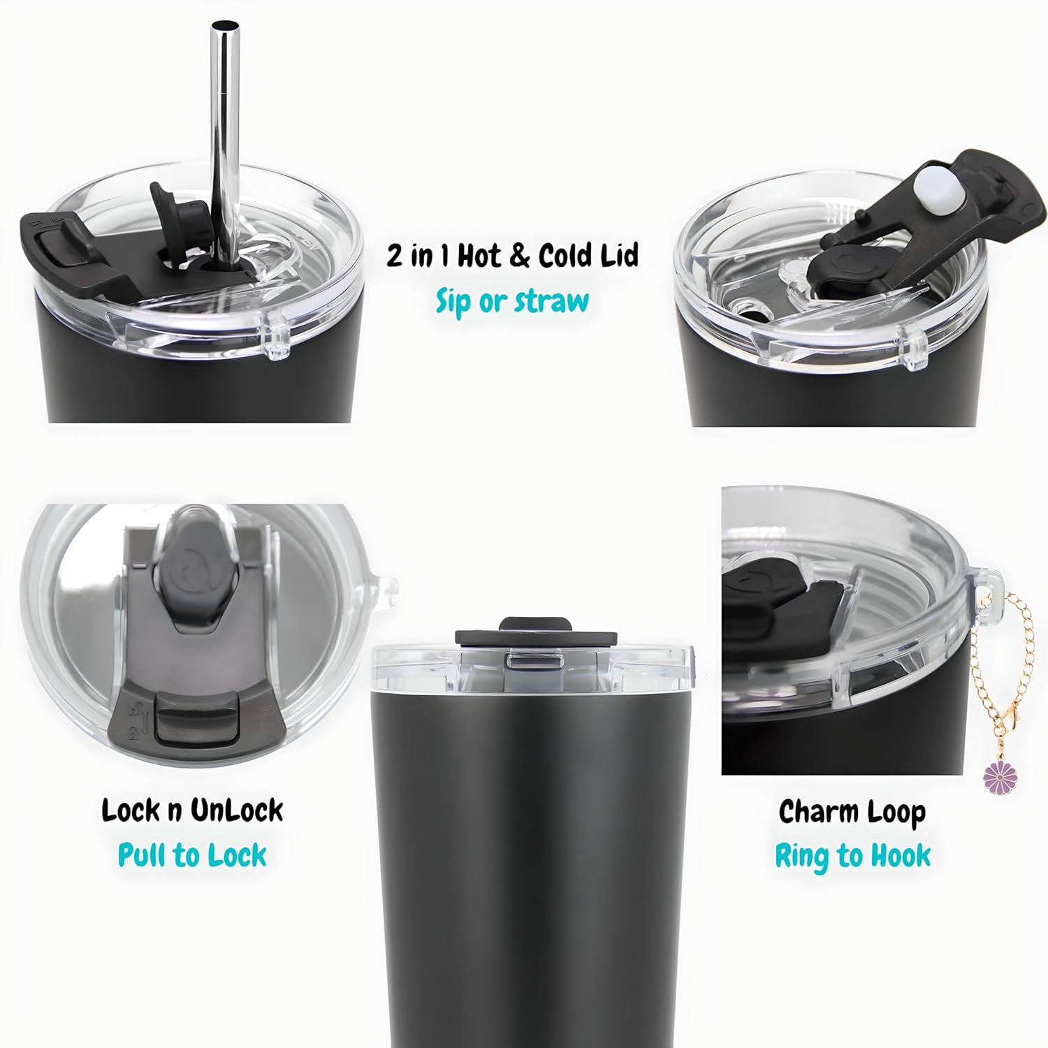 Drinco Drinco 20oz. Double Wall Insulated Stainless Steel Travel Tumbler