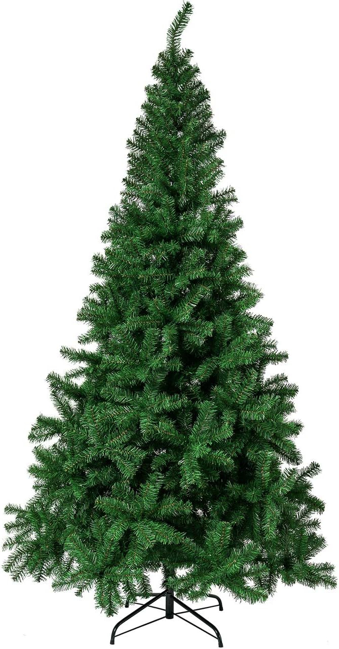 4-Foot Green PVC Tinsel Christmas Tree with Stand