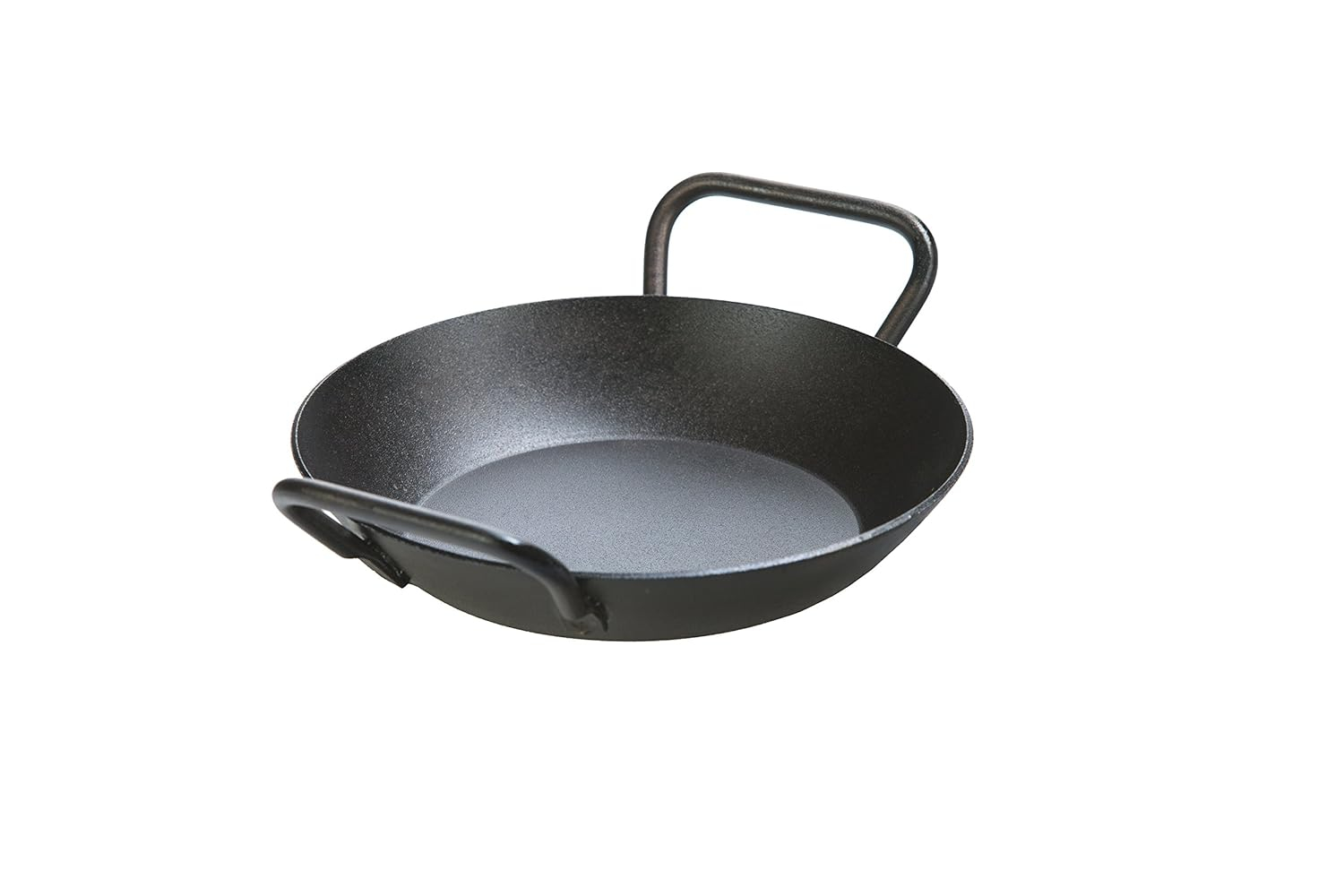 Lodge Cast Iron 8" Seasoned Carbon Steel Skillet with Loop Handles, CRS8DLH