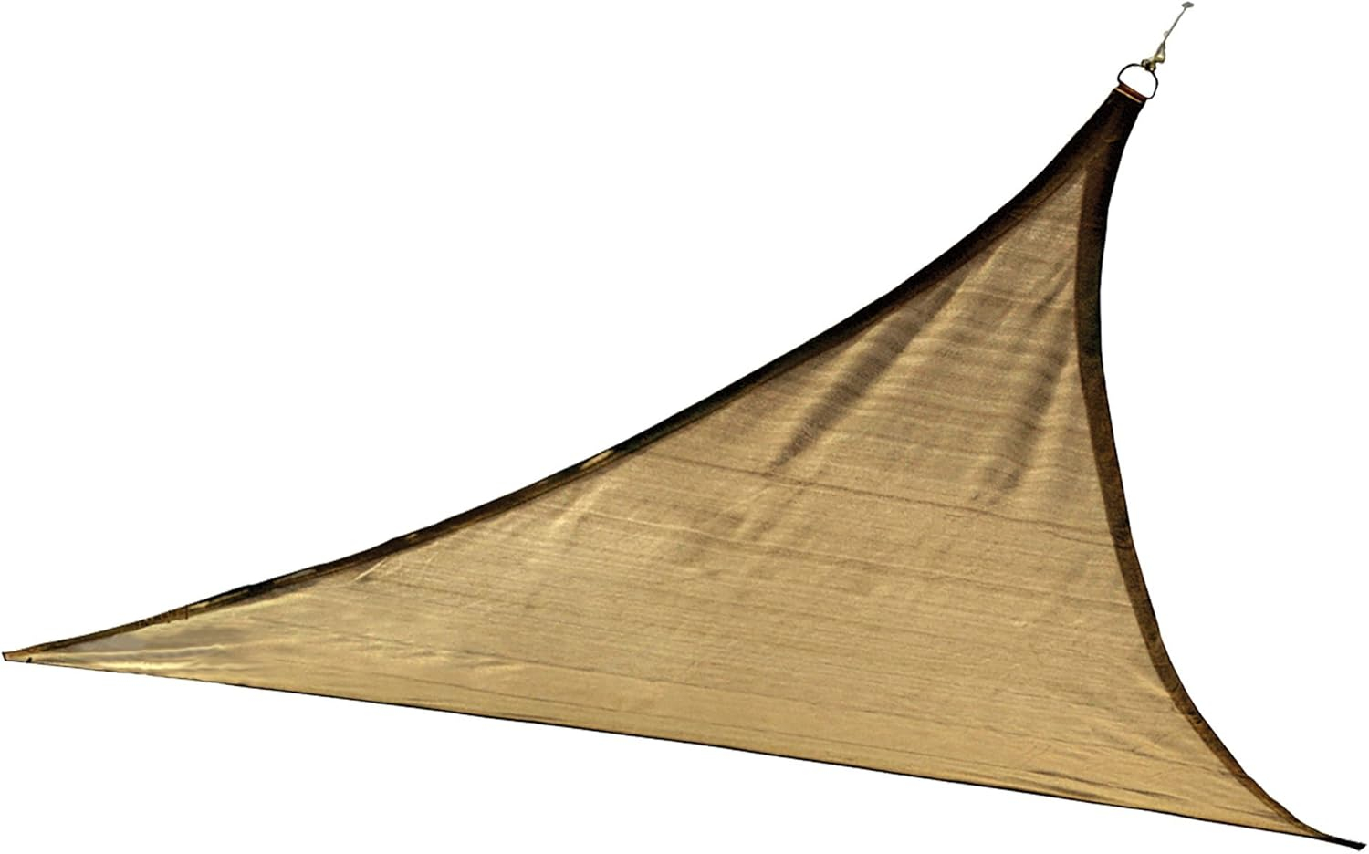 ShadeLogic Sun Shade Sail 12 Foot Triangle - Sand