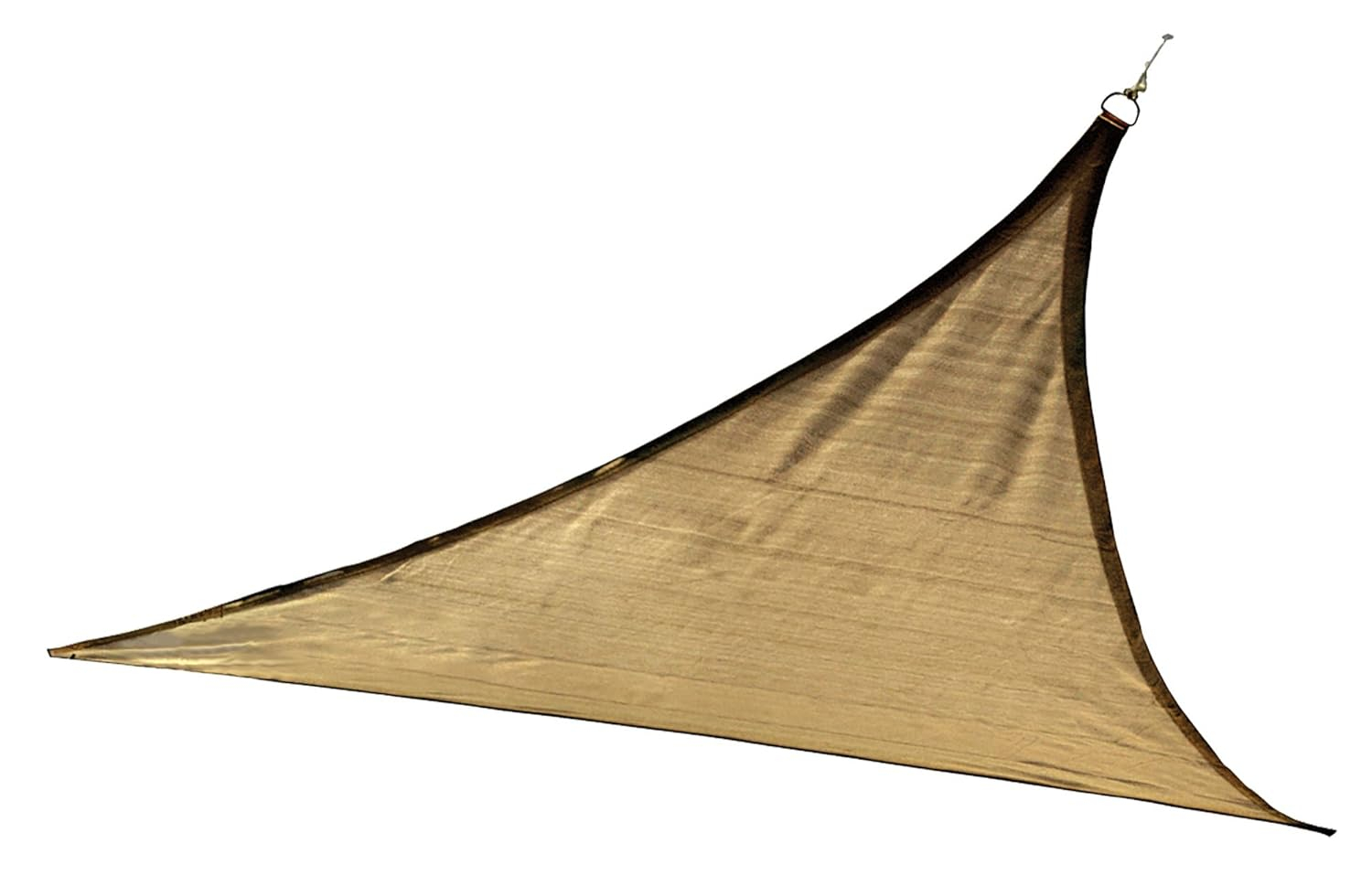 ShadeLogic Sun Shade Sail 12 Foot Triangle - Sand