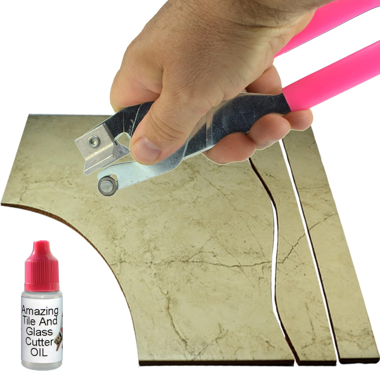 Tile Cutters Tile Tools for Cutting Ceramic Tile Glass Tile Cut Straight Lines and Curved Lines Cleanly No Wet Saw No Mess Cut Faster and Cleaner than a Wet Tile saw Replaceable Blade Cuts 1000 Feet