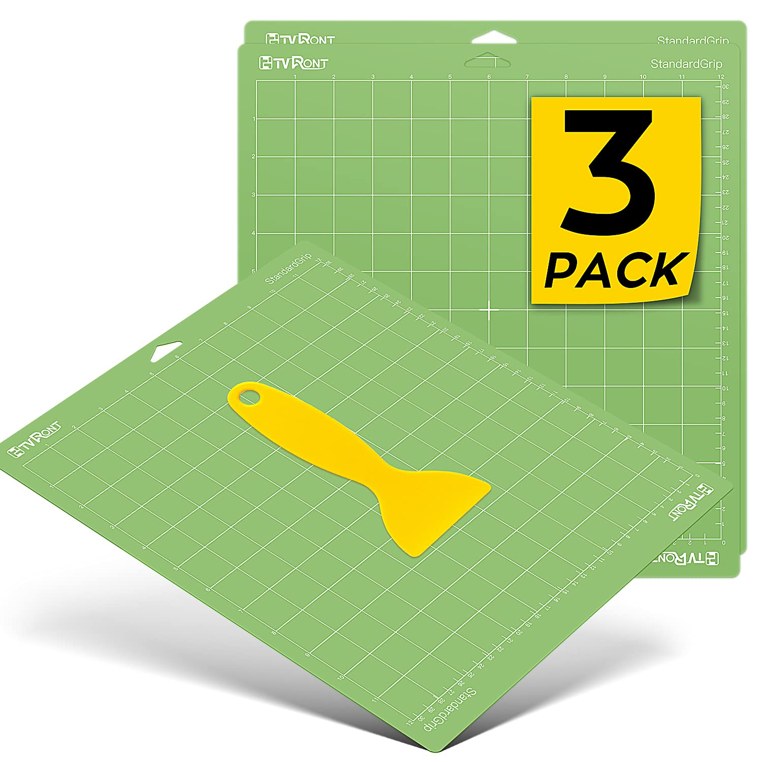 HTVRONT 3 Pack 12" x 12" Standard Grip Cutting Mat for HTVRONT Explore Air 2/Air/One/Maker