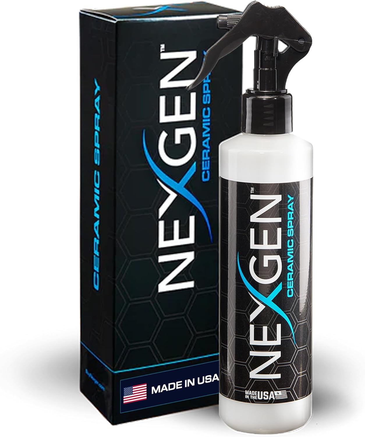 Nexgen Ceramic Spray Silicon Dioxide — Ceramic Coating Spray for Cars — Professional-Grade Protective Sealant Polish for Cars, RVs, Motorcycles, Boats, and ATVs — 8oz Bottle