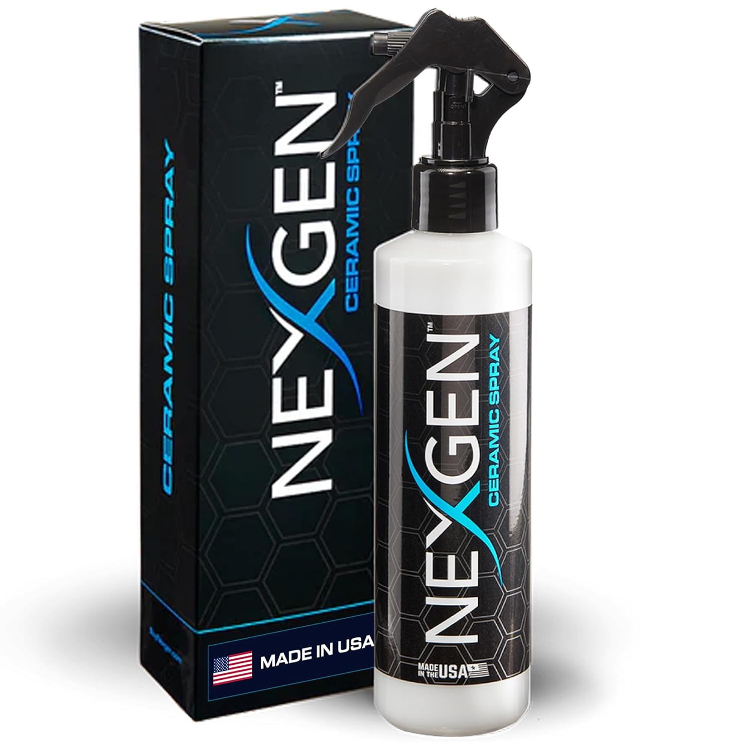Nexgen Ceramic Spray Silicon Dioxide — Ceramic Coating Spray for Cars — Professional-Grade Protective Sealant Polish for Cars, RVs, Motorcycles, Boats, and ATVs — 8oz Bottle