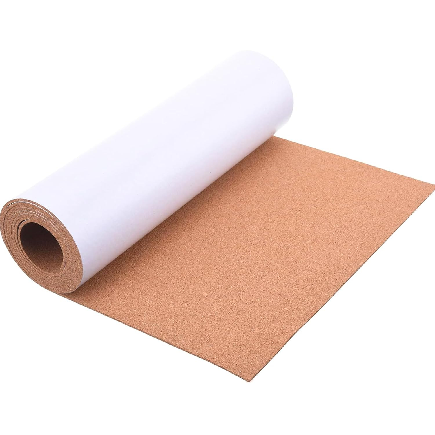 Self-Adhesive Cork Board Roll, 1/8" Thick Cork Boards for Walls, 20"x16" Cork Board Roll for Office, Home, School(3mm,40 * 50cm)
