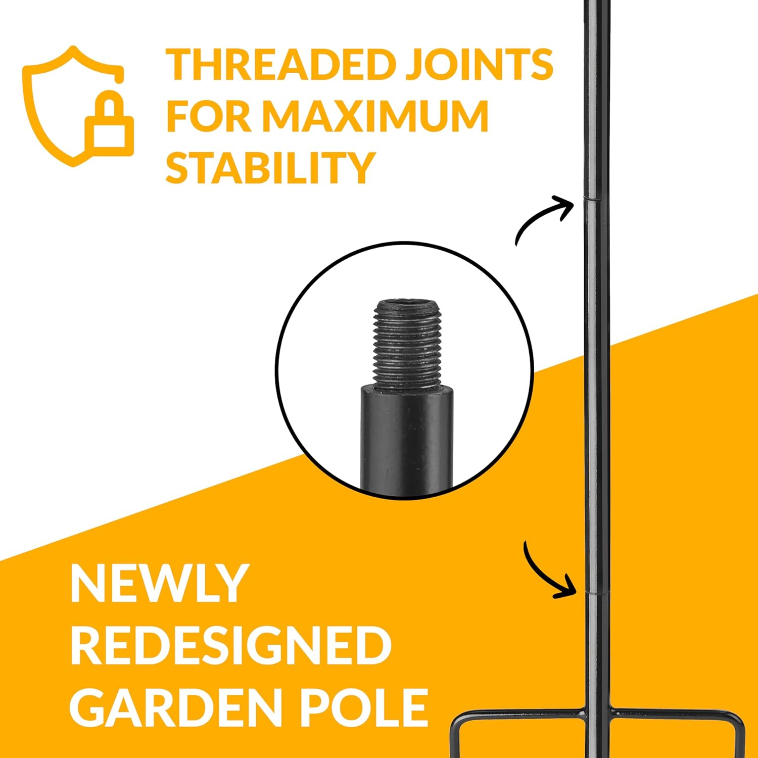 Good Directions BBG Pure Copper Garden Pole Bird Bath, 13" Basin