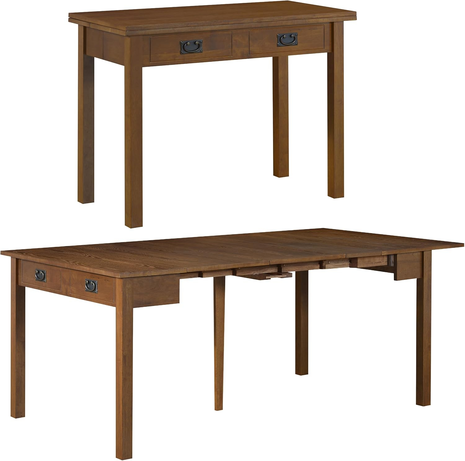 Stakmore Straight Edge Expanding Console Table, Fruitwood