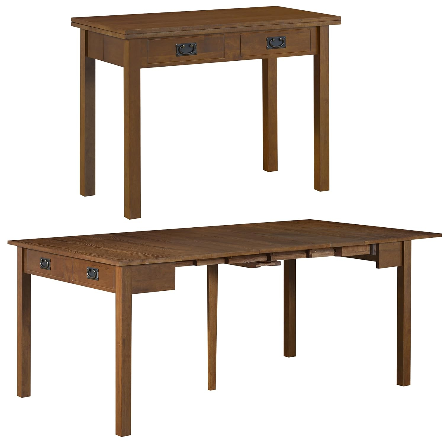 Stakmore Straight Edge Expanding Console Table, Fruitwood