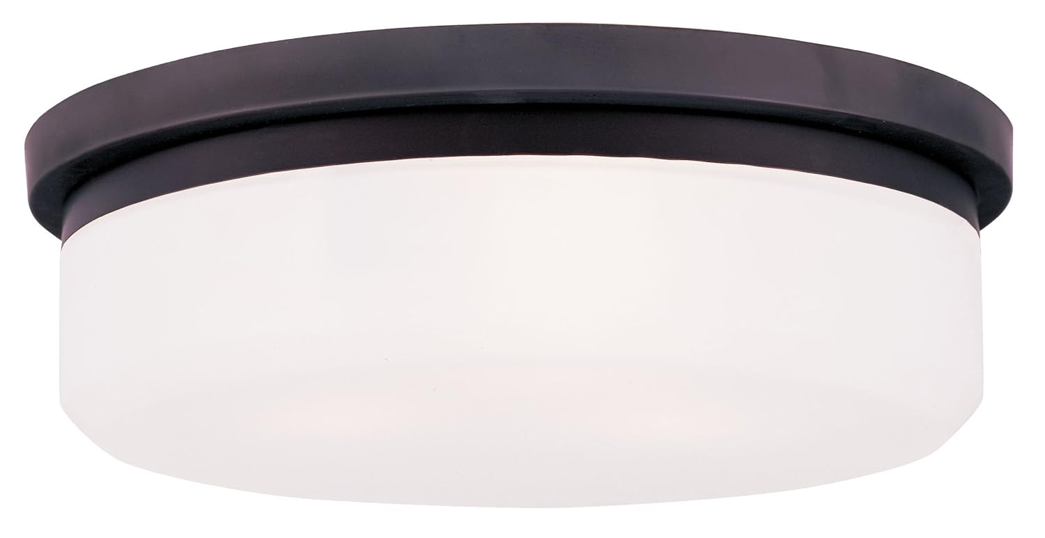Livex Lighting Stratus 3 - Light Flush Mount in  Bronze