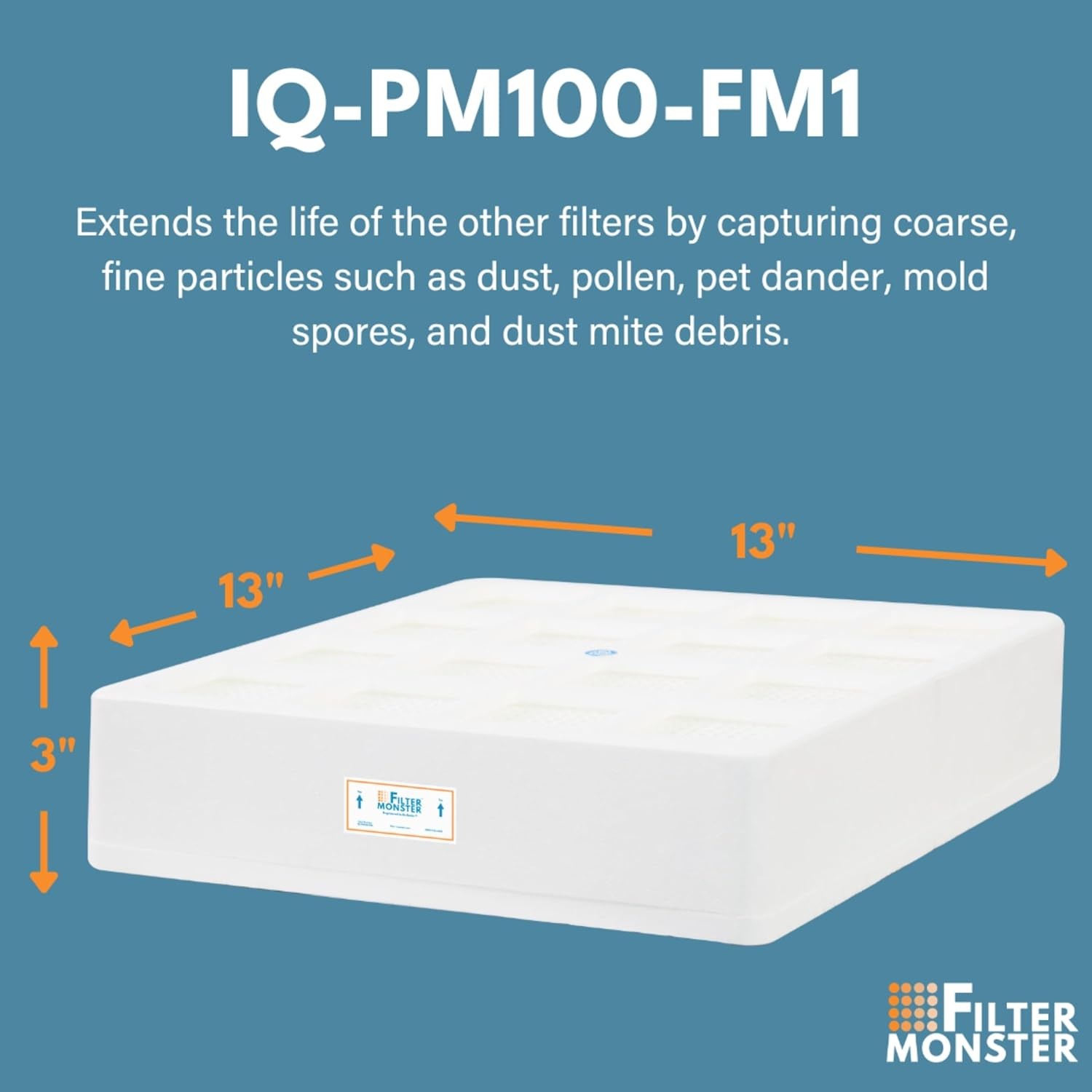 Filter-Monster Branded Replacement Pre-Filter Compatible with IQAir HeathPro Series Pre-Max Pre-Filter