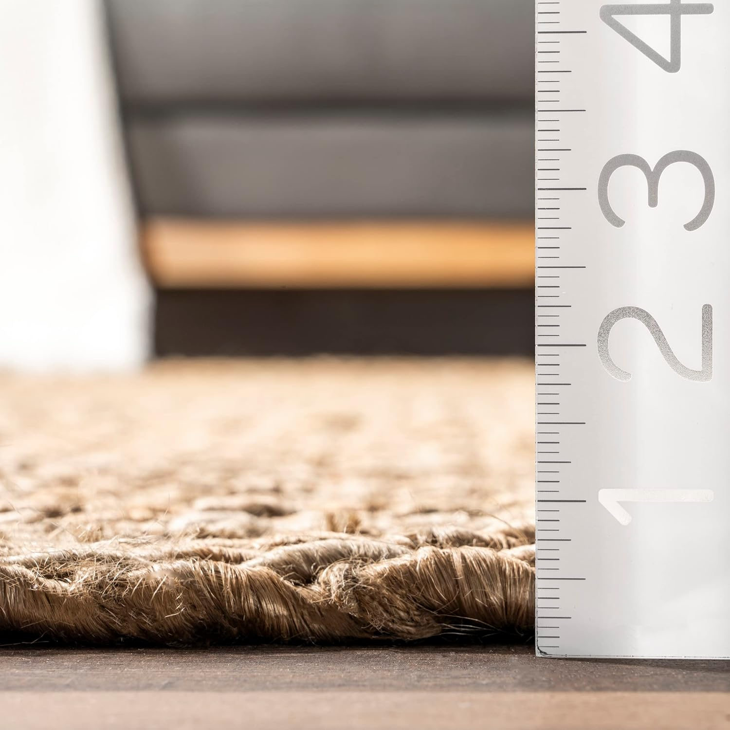 nuLOOM Hailey Handwoven Jute Runner Rug, 2' 6" x 10', Natural