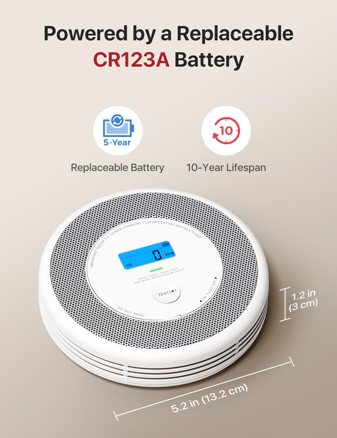 X-Sense Combination Smoke and Carbon Monoxide Detector with Voice Location, Interconnected Smoke Detector Carbon Monoxide Detector Combo with Base Station (Included), Model XP0A-MR31