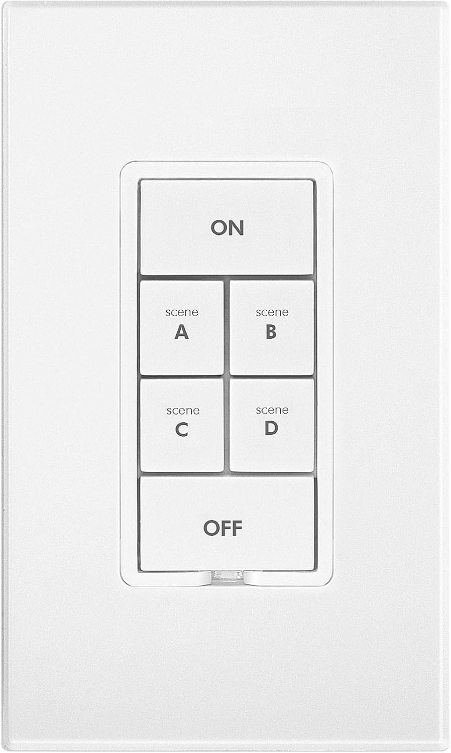 Insteon Smart Dimmer 6-Button Keypad, KeypadLinc in-Wall Controller, 2334-232 (White) - Insteon Hub Required for Voice Control with Alexa & Google Assistant