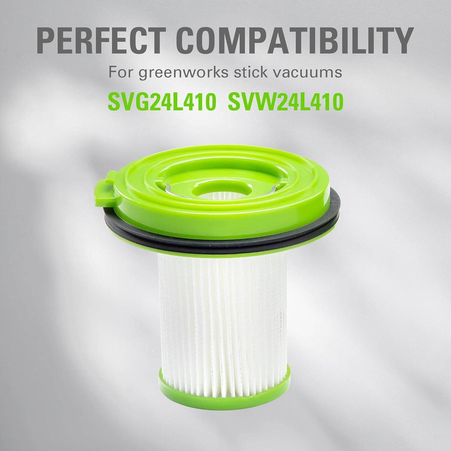 Greenworks 2-Pack Washable HEPA Vacuum Filter for Stick Vacuums