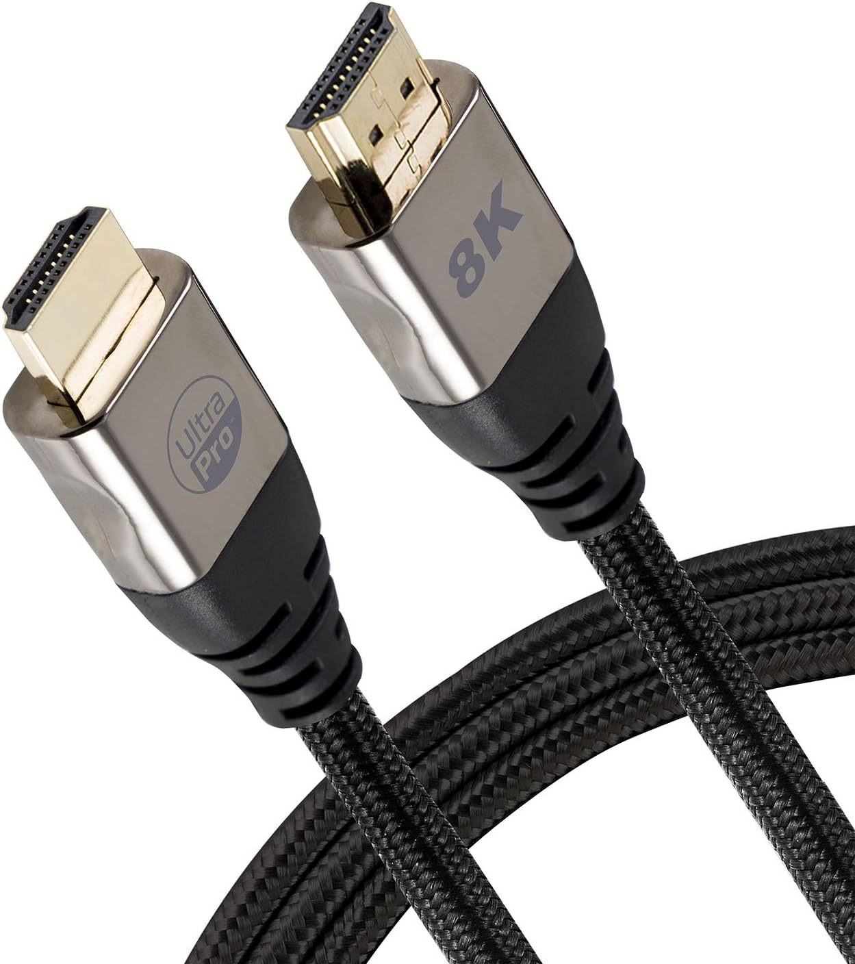 General Electric, UltraPro, HDMI Cable w/Ethernet, 8K, 6ft, Black, 57347
