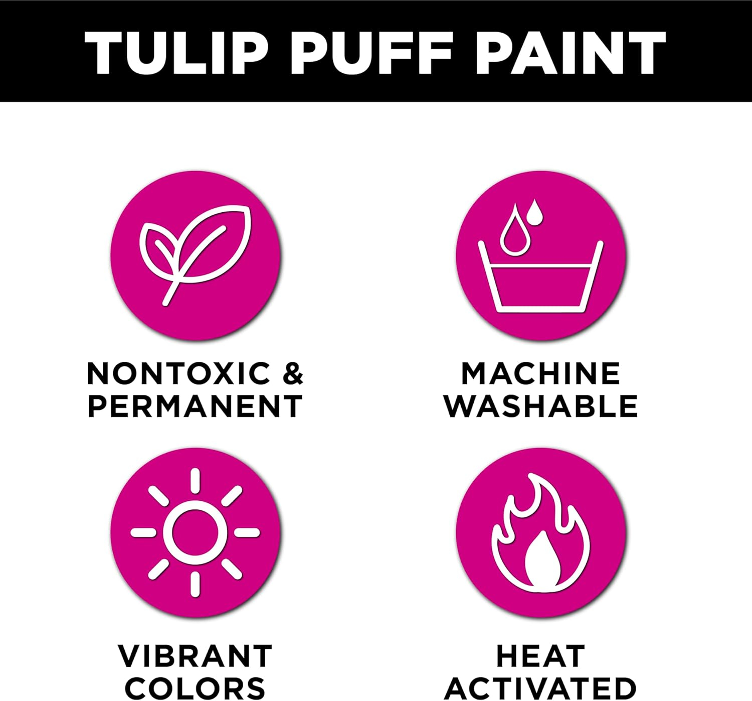 Tulip Puff Fabric Paint 3D, 4 fl oz, Green