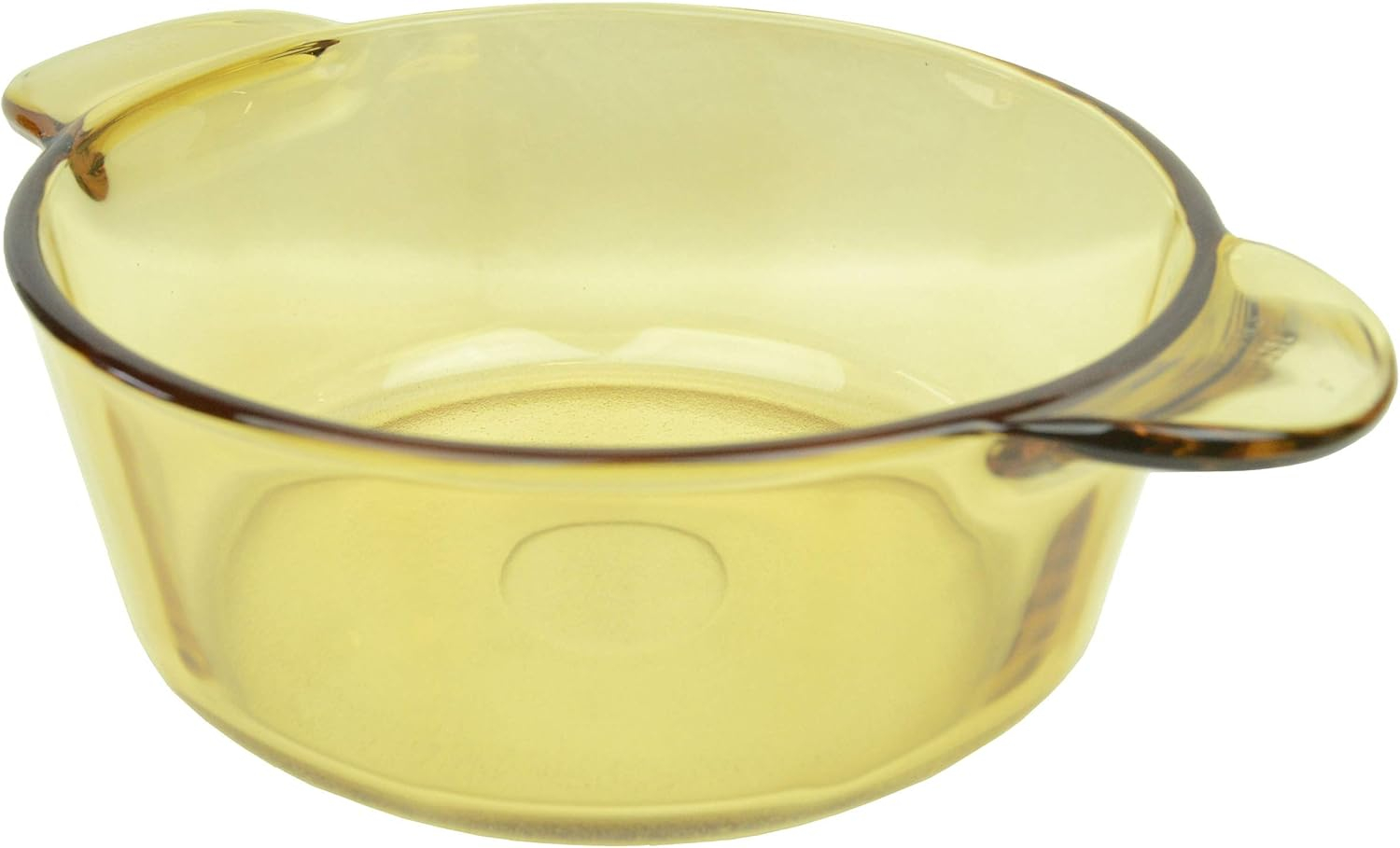 Visions VM1.25 1.25L Amber Glass Tinted Casserole Dutch Oven Dish
